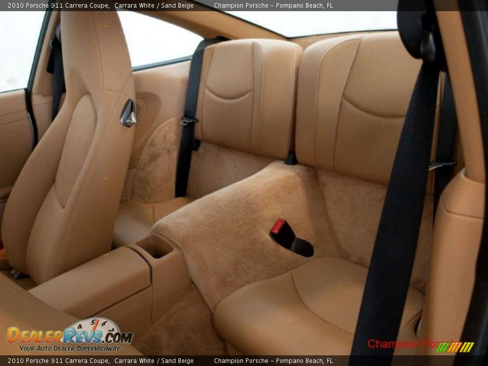 2010 Porsche 911 Carrera Coupe Carrara White / Sand Beige Photo #16