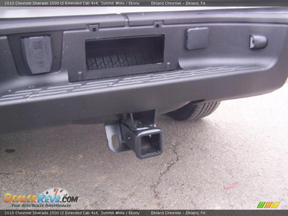 2010 Chevrolet Silverado 1500 LS Extended Cab 4x4 Summit White / Ebony Photo #7