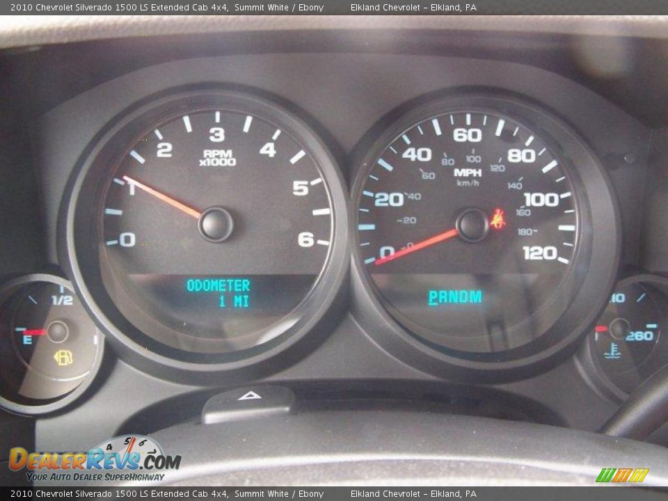 2010 Chevrolet Silverado 1500 LS Extended Cab 4x4 Summit White / Ebony Photo #21