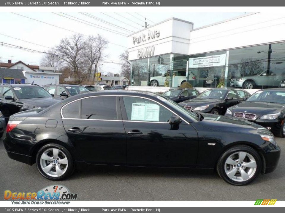 2006 BMW 5 Series 530i Sedan Jet Black / Black Photo #1