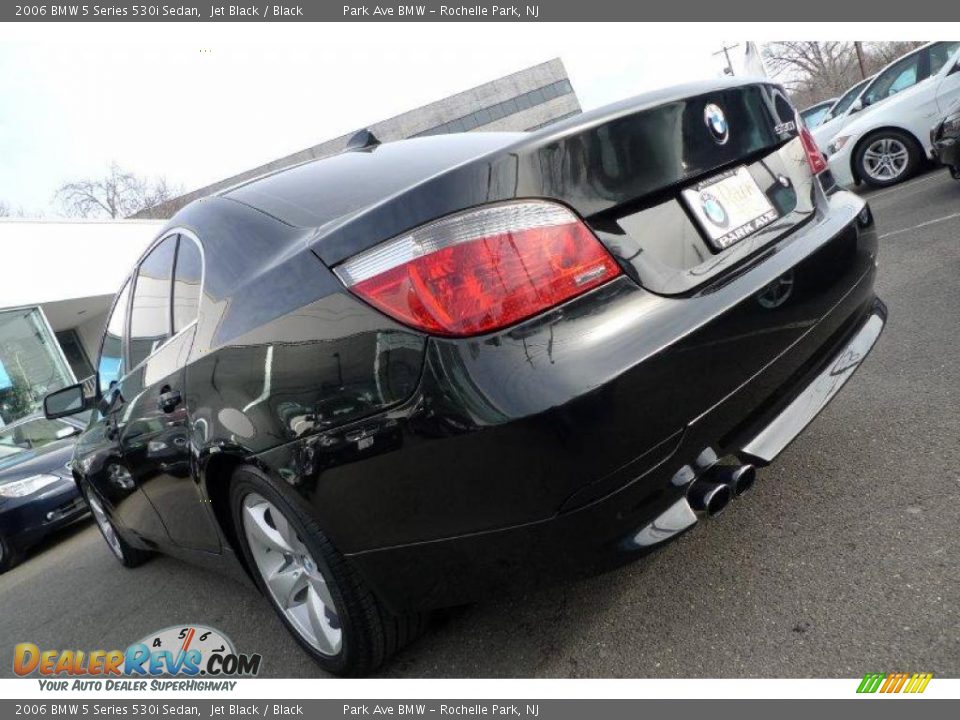 2006 BMW 5 Series 530i Sedan Jet Black / Black Photo #3