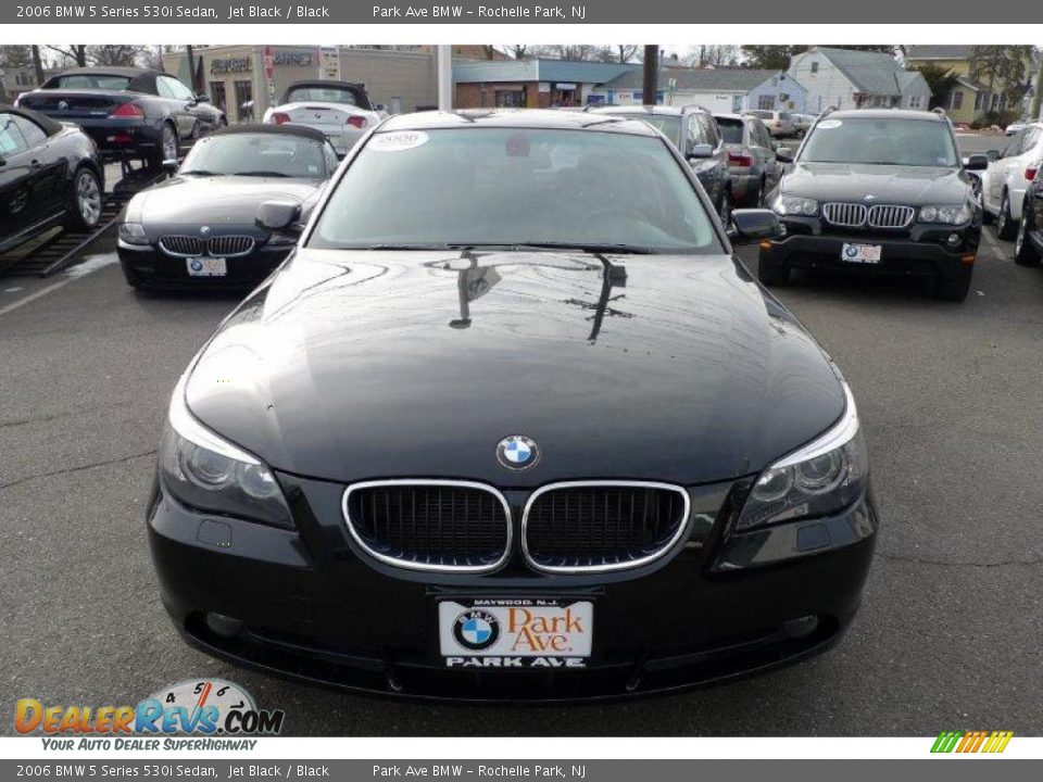 2006 BMW 5 Series 530i Sedan Jet Black / Black Photo #4