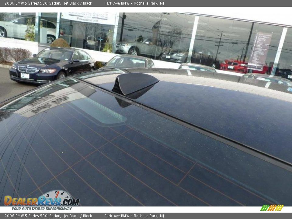 2006 BMW 5 Series 530i Sedan Jet Black / Black Photo #15