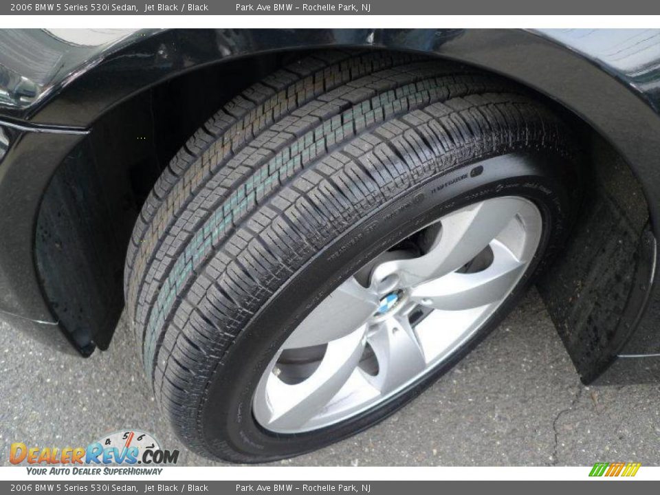2006 BMW 5 Series 530i Sedan Jet Black / Black Photo #20
