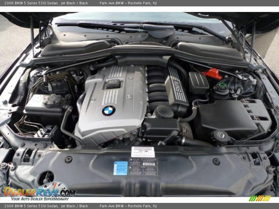 2006 BMW 5 Series 530i Sedan Jet Black / Black Photo #21
