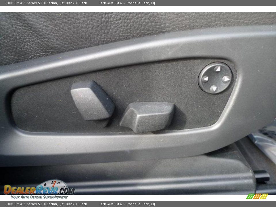 2006 BMW 5 Series 530i Sedan Jet Black / Black Photo #35