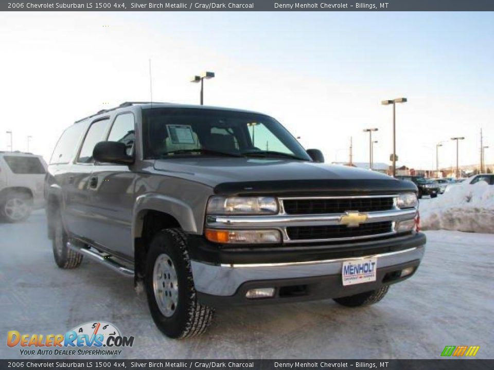 2006 Chevrolet Suburban LS 1500 4x4 Silver Birch Metallic / Gray/Dark Charcoal Photo #3