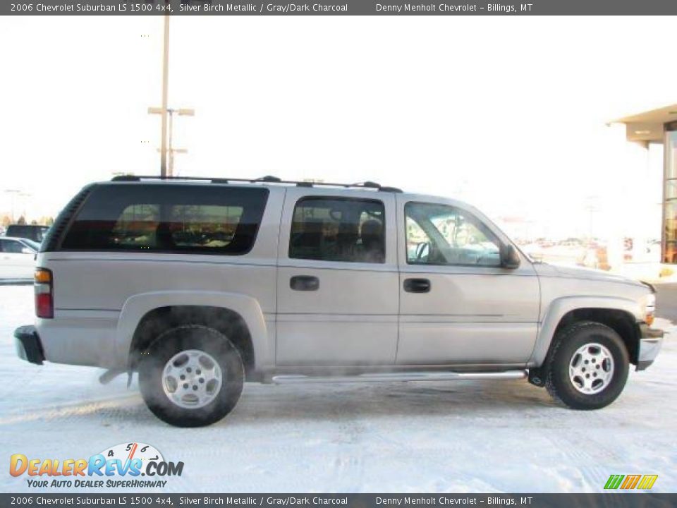 2006 Chevrolet Suburban LS 1500 4x4 Silver Birch Metallic / Gray/Dark Charcoal Photo #4