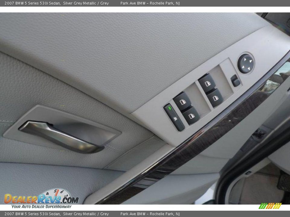 2007 BMW 5 Series 530i Sedan Silver Grey Metallic / Grey Photo #29