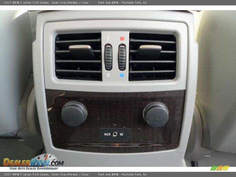 2007 BMW 5 Series 530i Sedan Silver Grey Metallic / Grey Photo #36