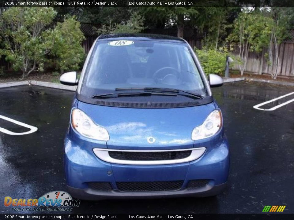 2008 Smart fortwo passion coupe Blue Metallic / Design Black Photo #1