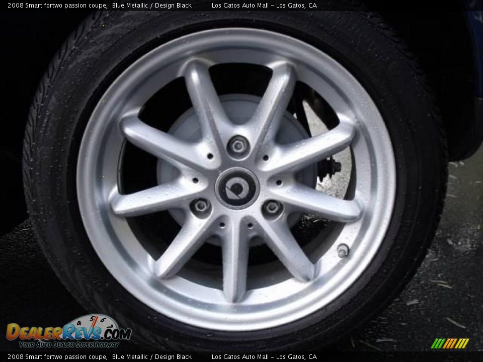 2008 Smart fortwo passion coupe Blue Metallic / Design Black Photo #4