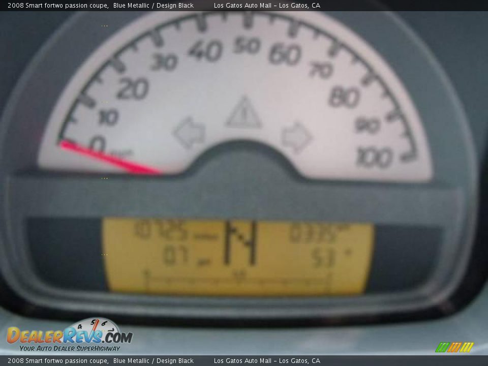 2008 Smart fortwo passion coupe Blue Metallic / Design Black Photo #8