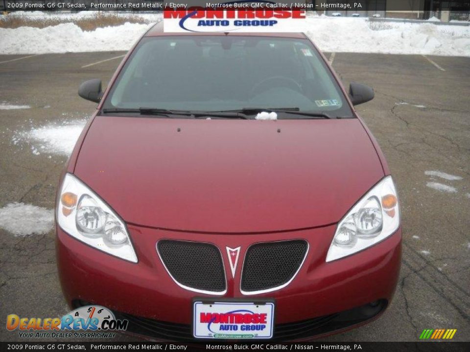 2009 Pontiac G6 GT Sedan Performance Red Metallic / Ebony Photo #22