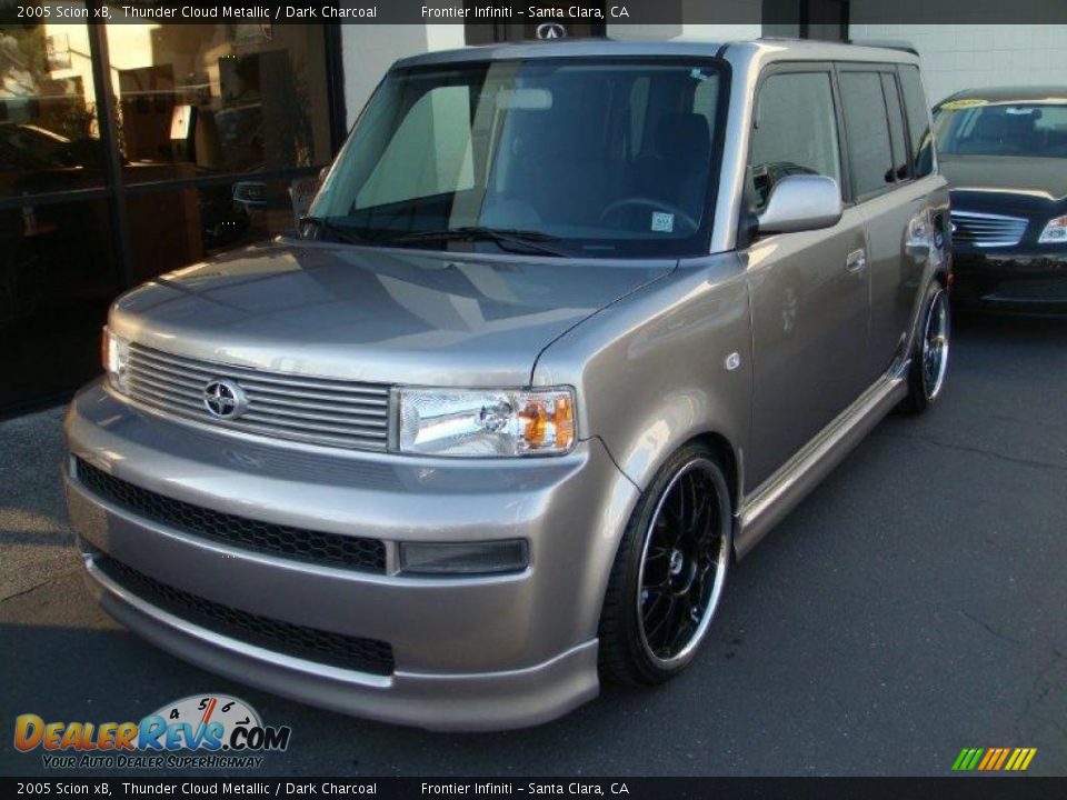 2005 Scion xB Thunder Cloud Metallic / Dark Charcoal Photo #1