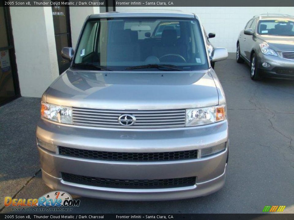 2005 Scion xB Thunder Cloud Metallic / Dark Charcoal Photo #2