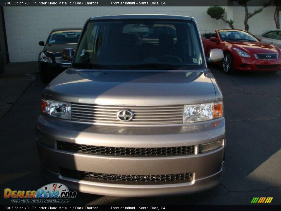 2005 Scion xB Thunder Cloud Metallic / Dark Charcoal Photo #3