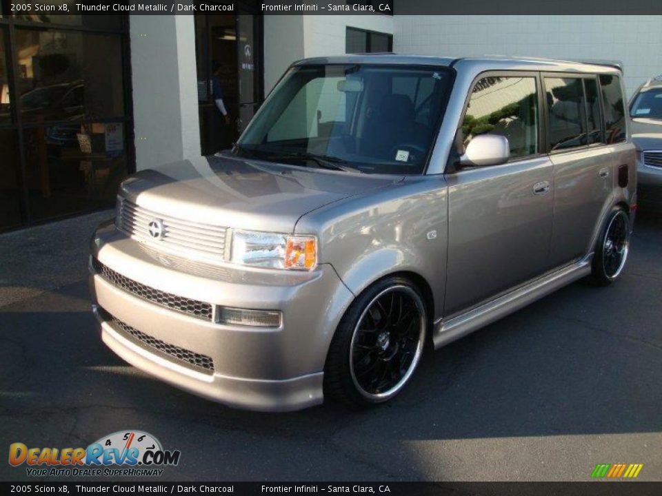 2005 Scion xB Thunder Cloud Metallic / Dark Charcoal Photo #4