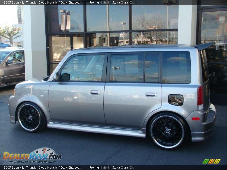 2005 Scion xB Thunder Cloud Metallic / Dark Charcoal Photo #6
