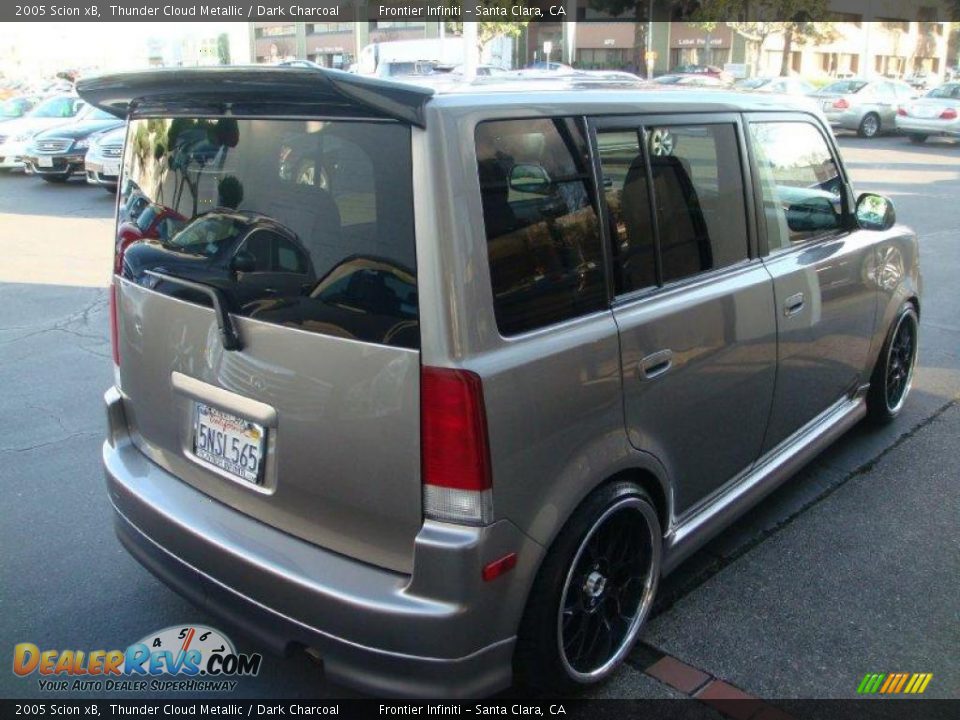 2005 Scion xB Thunder Cloud Metallic / Dark Charcoal Photo #8
