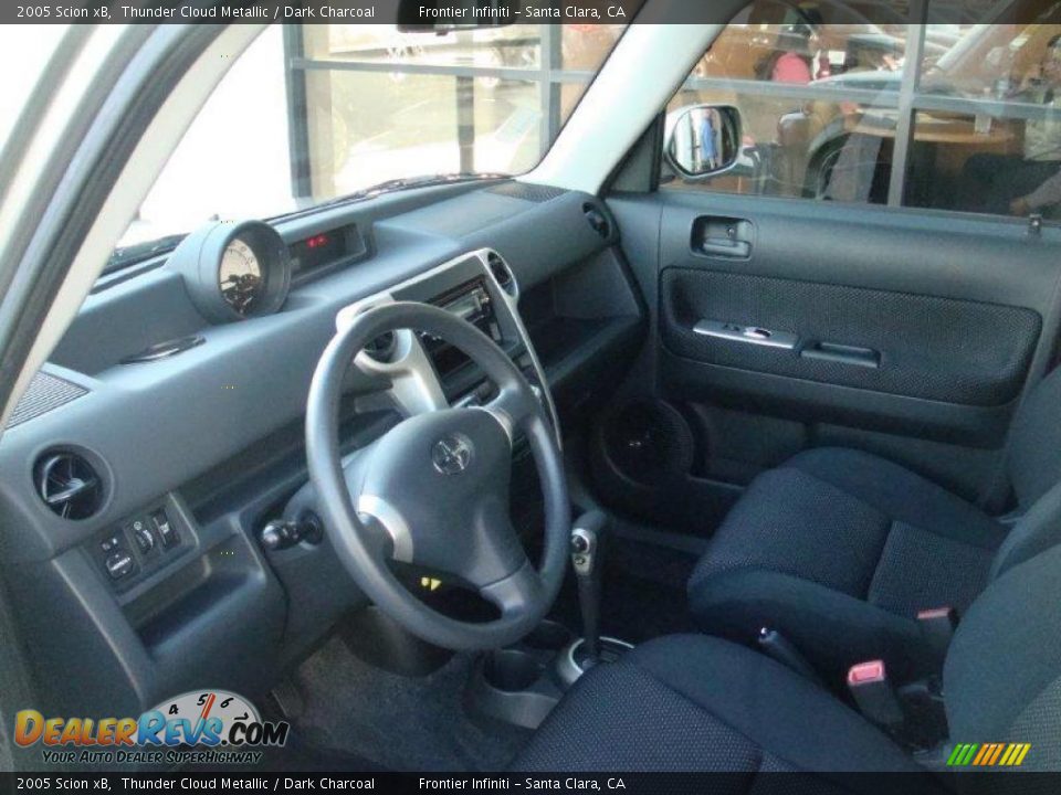 2005 Scion xB Thunder Cloud Metallic / Dark Charcoal Photo #19