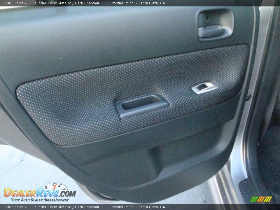 2005 Scion xB Thunder Cloud Metallic / Dark Charcoal Photo #23
