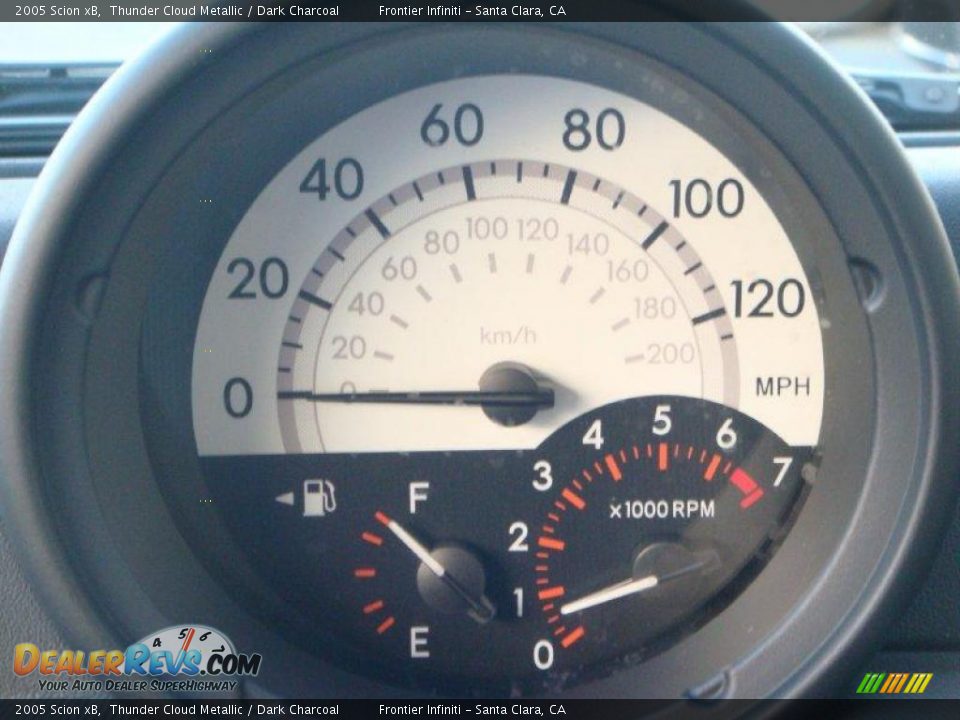 2005 Scion xB Thunder Cloud Metallic / Dark Charcoal Photo #30