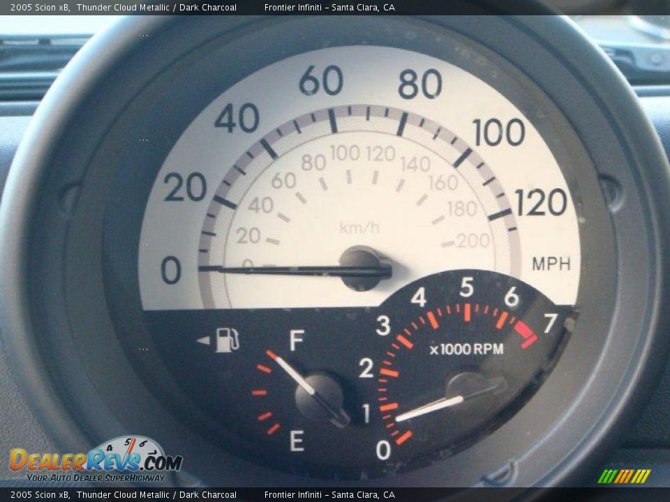 2005 Scion xB Thunder Cloud Metallic / Dark Charcoal Photo #31