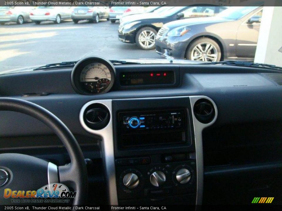 2005 Scion xB Thunder Cloud Metallic / Dark Charcoal Photo #32