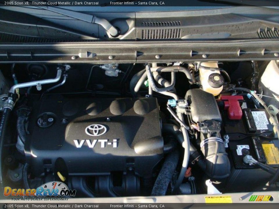 2005 Scion xB Thunder Cloud Metallic / Dark Charcoal Photo #34