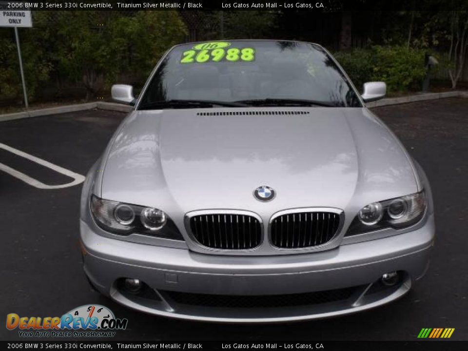 2006 BMW 3 Series 330i Convertible Titanium Silver Metallic / Black Photo #1