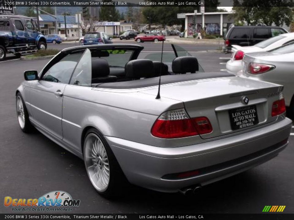 2006 BMW 3 Series 330i Convertible Titanium Silver Metallic / Black Photo #3