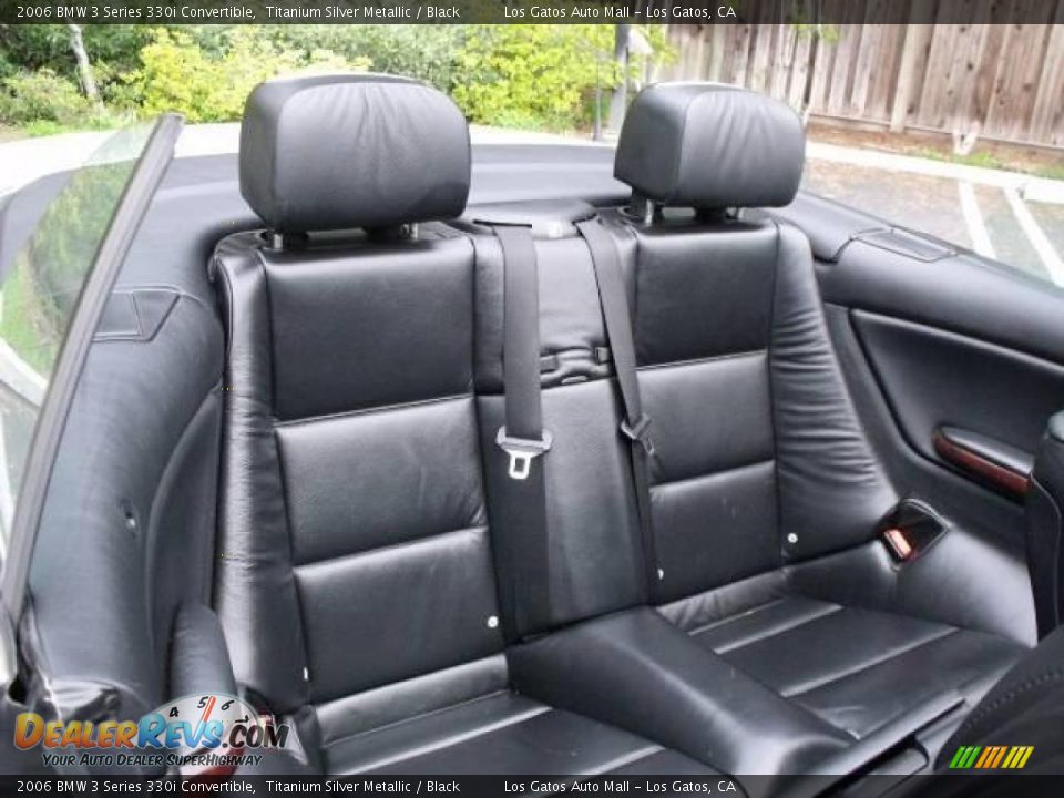 2006 BMW 3 Series 330i Convertible Titanium Silver Metallic / Black Photo #6