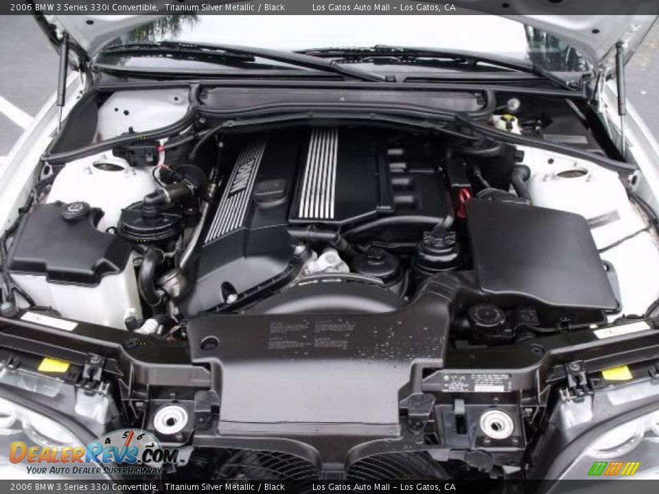 2006 BMW 3 Series 330i Convertible Titanium Silver Metallic / Black Photo #7
