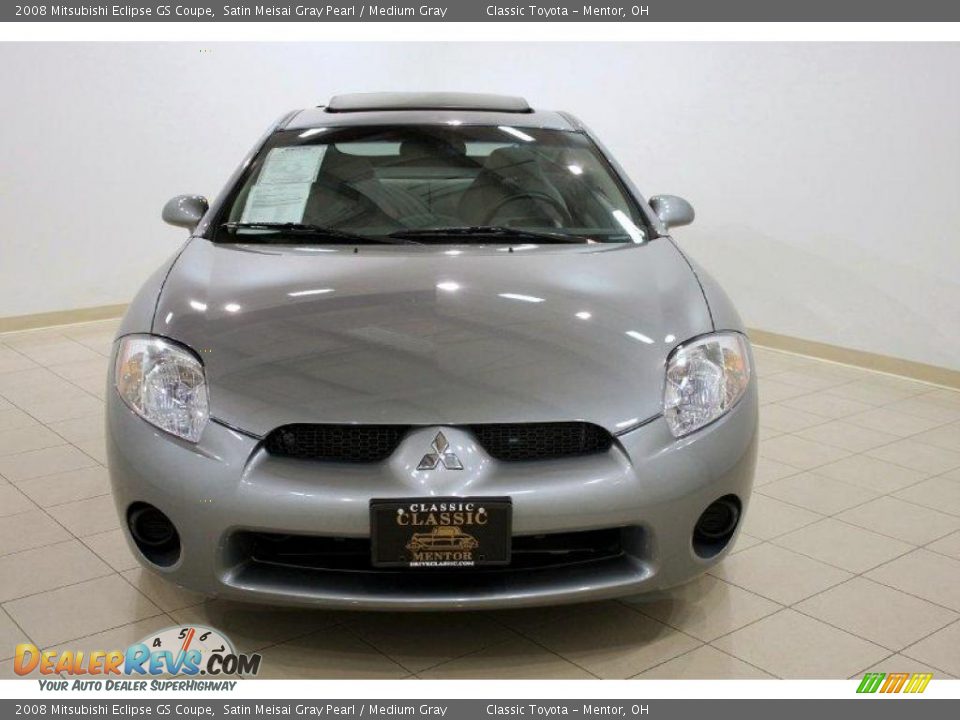 2008 Mitsubishi Eclipse GS Coupe Satin Meisai Gray Pearl / Medium Gray Photo #2