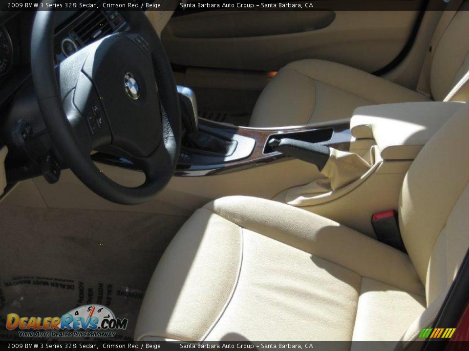 2009 BMW 3 Series 328i Sedan Crimson Red / Beige Photo #8