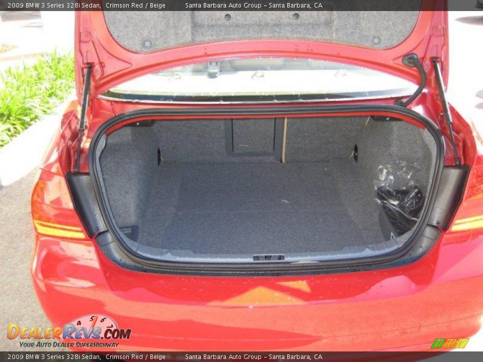 2009 BMW 3 Series 328i Sedan Crimson Red / Beige Photo #10