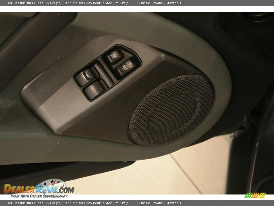 2008 Mitsubishi Eclipse GS Coupe Satin Meisai Gray Pearl / Medium Gray Photo #9