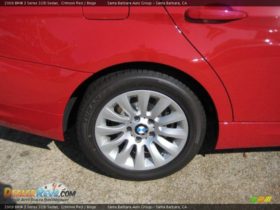 2009 BMW 3 Series 328i Sedan Crimson Red / Beige Photo #14