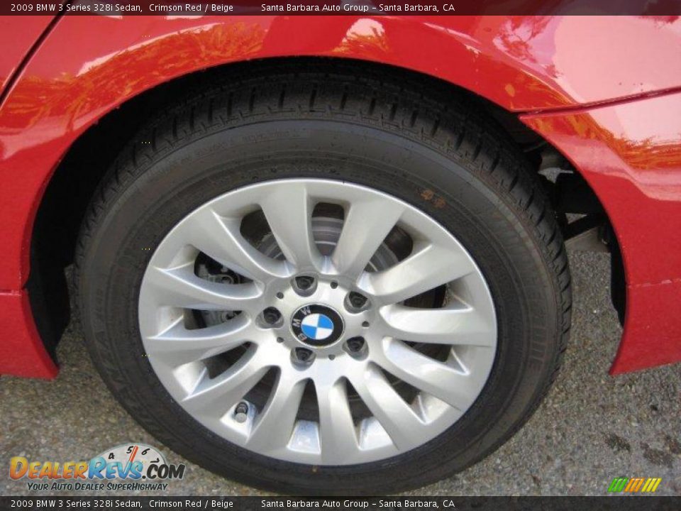 2009 BMW 3 Series 328i Sedan Crimson Red / Beige Photo #15