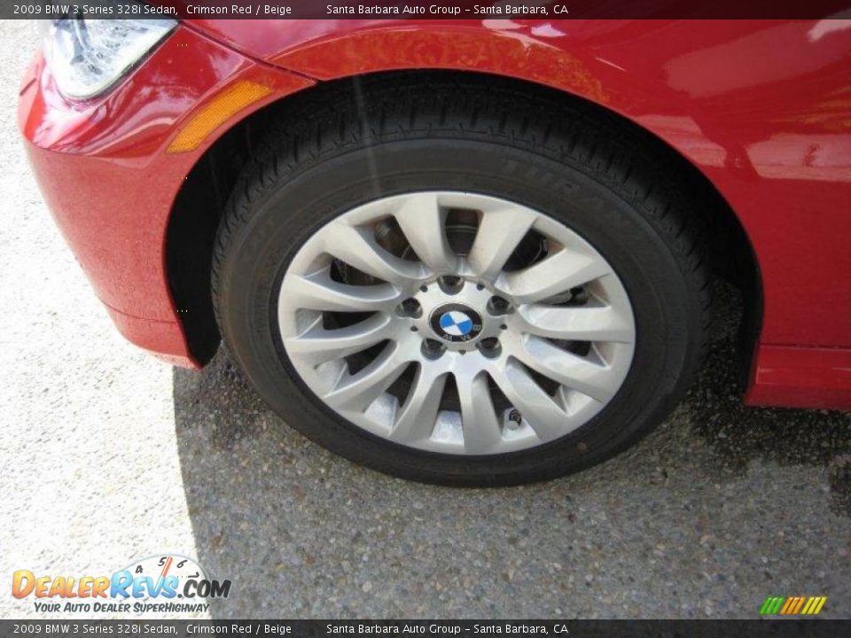 2009 BMW 3 Series 328i Sedan Crimson Red / Beige Photo #16
