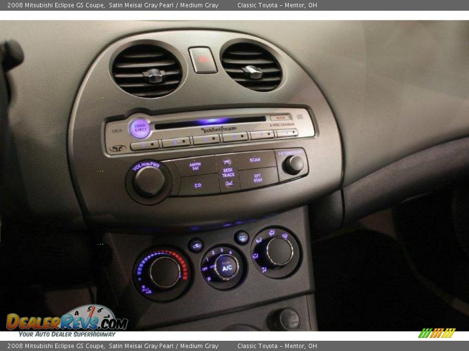 2008 Mitsubishi Eclipse GS Coupe Satin Meisai Gray Pearl / Medium Gray Photo #15