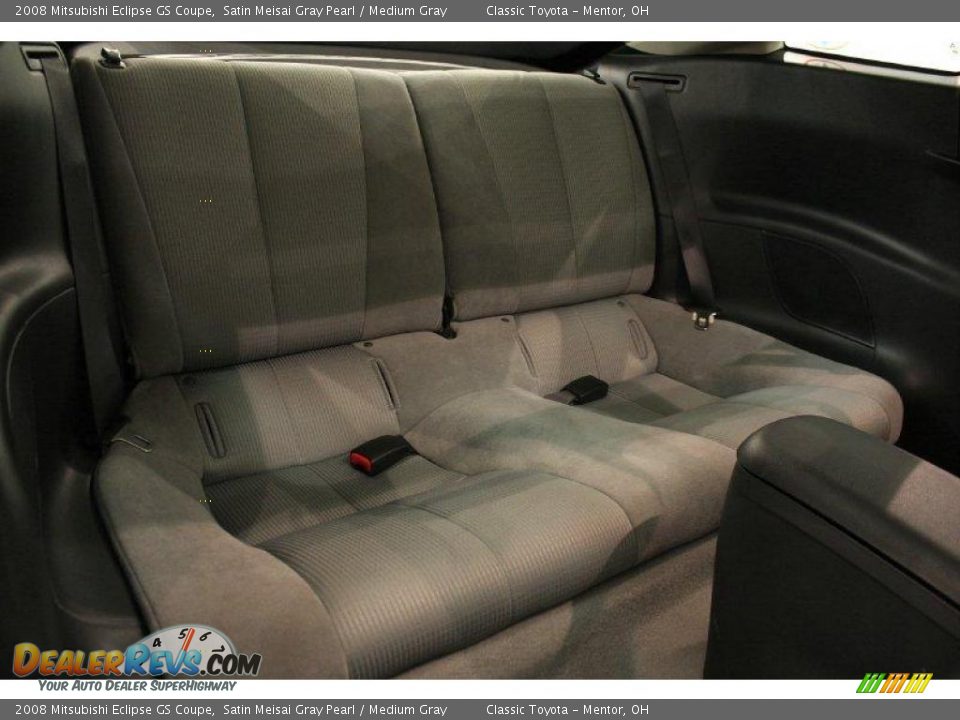 2008 Mitsubishi Eclipse GS Coupe Satin Meisai Gray Pearl / Medium Gray Photo #19