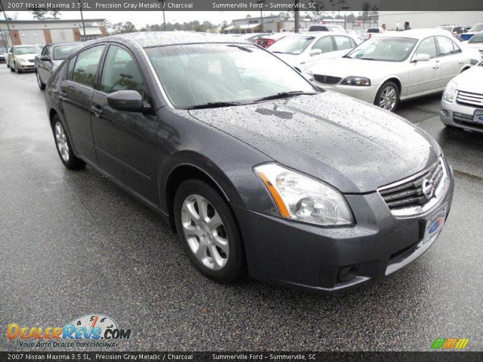 2007 Nissan Maxima 3.5 SL Precision Gray Metallic / Charcoal Photo #1