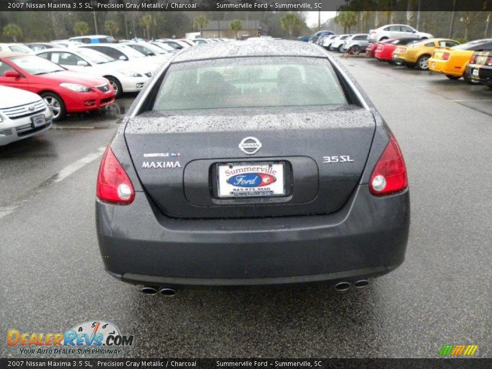 2007 Nissan Maxima 3.5 SL Precision Gray Metallic / Charcoal Photo #16