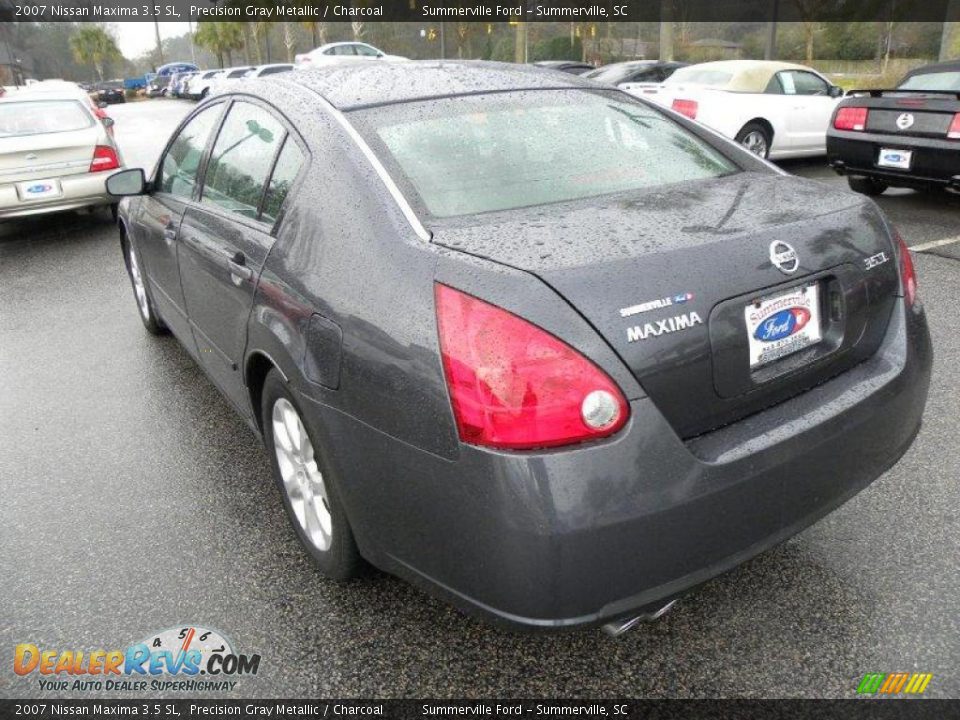 2007 Nissan Maxima 3.5 SL Precision Gray Metallic / Charcoal Photo #17