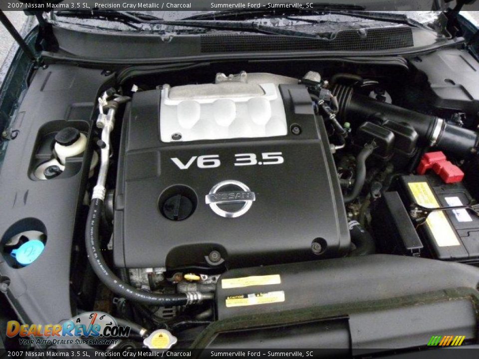 2007 Nissan Maxima 3.5 SL Precision Gray Metallic / Charcoal Photo #20
