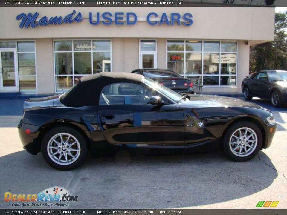 2005 BMW Z4 2.5i Roadster Jet Black / Black Photo #1