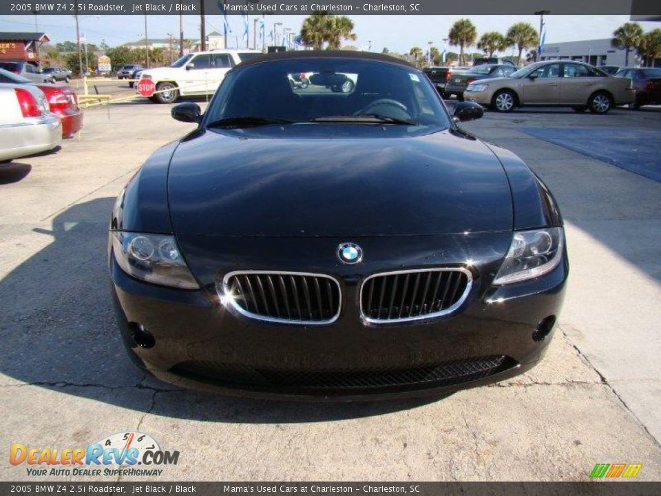 2005 BMW Z4 2.5i Roadster Jet Black / Black Photo #3