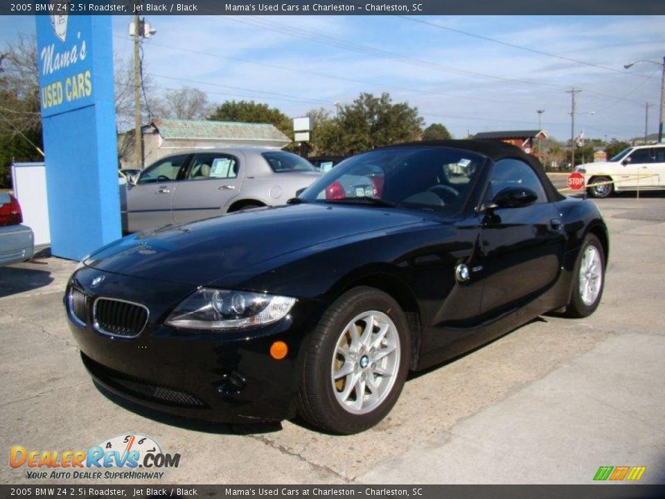 2005 BMW Z4 2.5i Roadster Jet Black / Black Photo #4